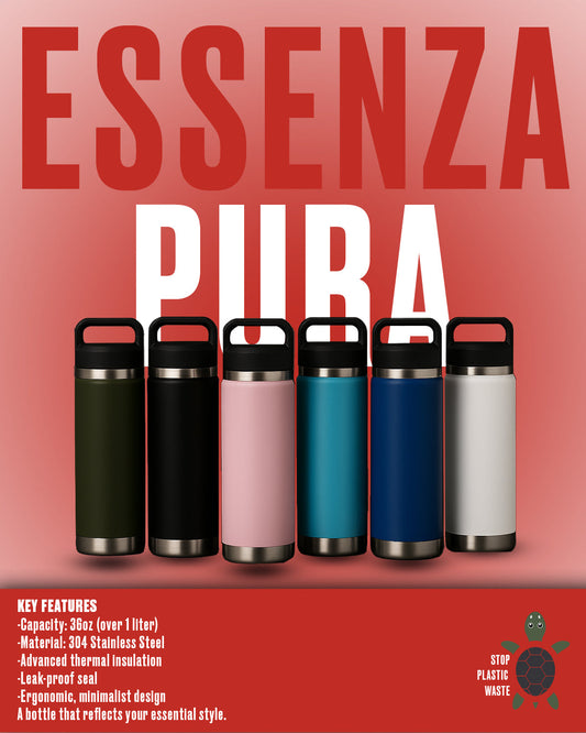 Essenza Pura: the water bottle that brings elegance, order, and well-being into your day