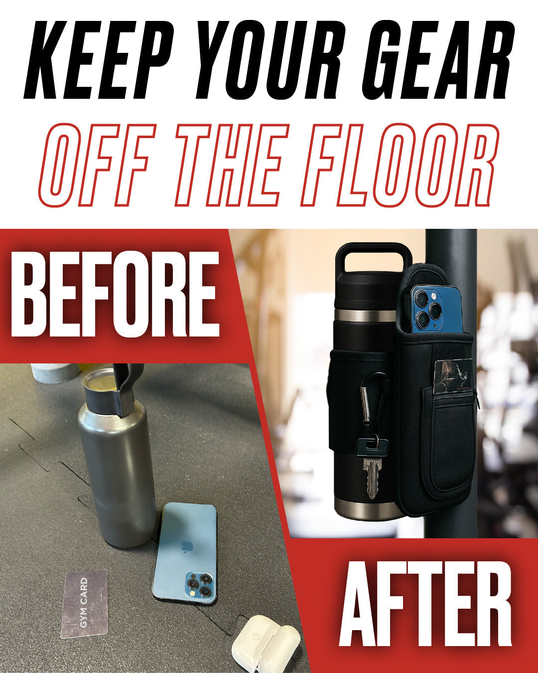 GripMate: the accessory that solves gym clutter